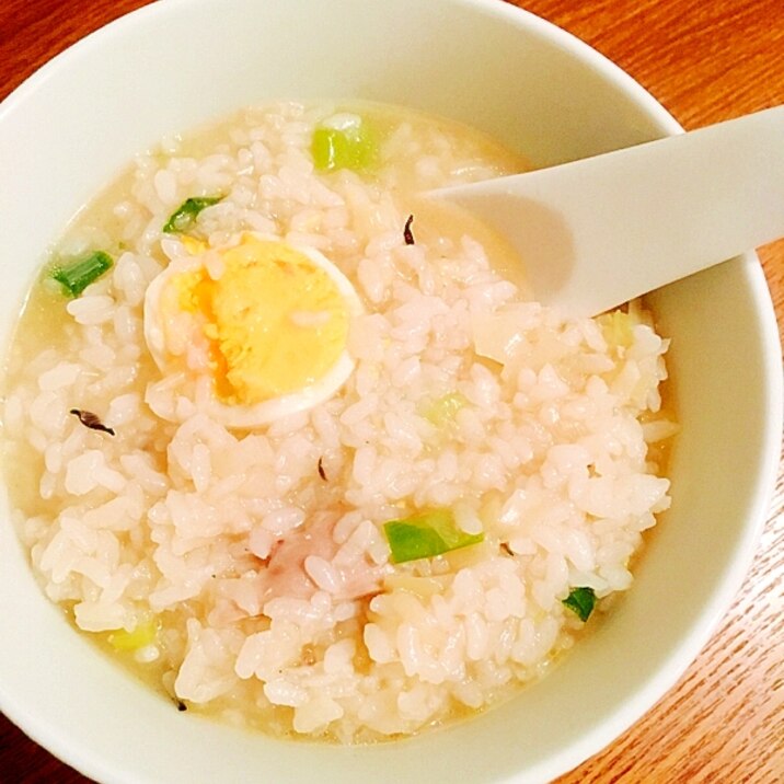 ローストチキンリメイク お粥 レシピ 作り方 By みゅうしろ 楽天レシピ